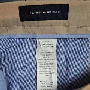 Tommy Hilfiger Checkered Blue and Beige Dress Pants